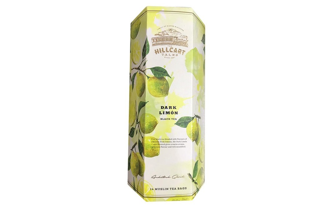 Hillcart Tales Dark Lemon Black Tea   Box  14 pcs